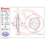 Brembo Δισκόπλακα - 09.6843.11