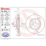 Brembo Δισκόπλακα - 09.6843.11