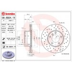 Brembo Δισκόπλακα - 09.6924.1X Brembo Δισκόπλακα - 09.6924.1X