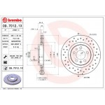 Brembo Δισκόπλακα - 09.7012.1X Brembo Δισκόπλακα - 09.7012.1X