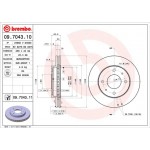 Brembo Δισκόπλακα - 09.7043.10