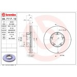 Brembo Δισκόπλακα - 09.7117.10