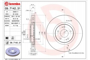 Brembo Δισκόπλακα - 09.7142.31