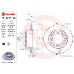 Brembo Δισκόπλακα - 09.7263.20 Brembo Δισκόπλακα - 09.7263.20