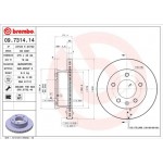 Brembo Δισκόπλακα - 09.7314.14