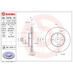 Brembo Δισκόπλακα - 09.7379.10