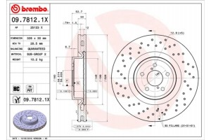 Brembo Δισκόπλακα - 09.7812.1X