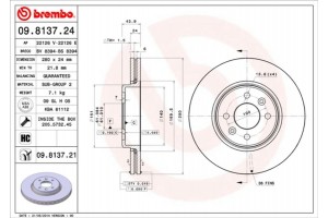 Brembo Δισκόπλακα - 09.8137.24