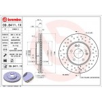 Brembo Δισκόπλακα - 09.8411.1X Brembo Δισκόπλακα - 09.8411.1X