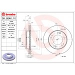 Brembo Δισκόπλακα - 09.8546.10