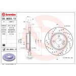 Brembo Δισκόπλακα - 09.8655.1X Brembo Δισκόπλακα - 09.8655.1X