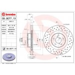 Brembo Δισκόπλακα - 09.9077.1X