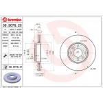 Brembo Δισκόπλακα - 09.9078.21 Brembo Δισκόπλακα - 09.9078.21