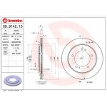 Brembo Δισκόπλακα - 09.9142.10