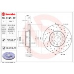 Brembo Δισκόπλακα - 09.9145.1X Brembo Δισκόπλακα - 09.9145.1X