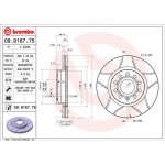 Brembo Δισκόπλακα - 09.9167.75