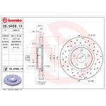 Brembo Δισκόπλακα - 09.9468.1X Brembo Δισκόπλακα - 09.9468.1X