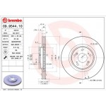 Brembo Δισκόπλακα - 09.9544.10