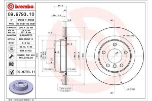 Brembo Δισκόπλακα - 09.9793.10