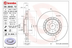 Brembo Δισκόπλακα - 09.9848.10
