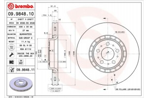 Brembo Δισκόπλακα - 09.9848.10