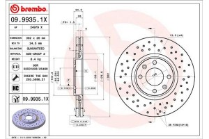 Brembo Δισκόπλακα - 09.9935.1X