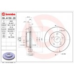 Brembo Δισκόπλακα - 09.A130.20