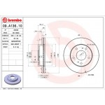 Brembo Δισκόπλακα - 09.A136.10