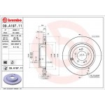 Brembo Δισκόπλακα - 09.A197.11 Brembo Δισκόπλακα - 09.A197.11