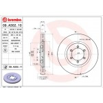 Brembo Δισκόπλακα - 09.A302.11