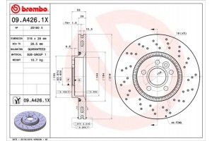 Brembo Δισκόπλακα - 09.A426.1X