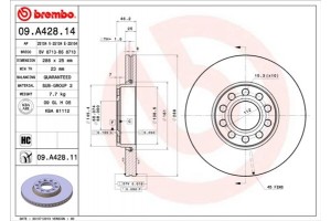 Brembo Δισκόπλακα - 09.A428.14