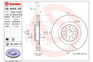Brembo Δισκόπλακα - 09.A444.40