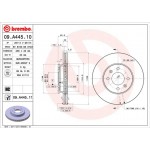 Brembo Δισκόπλακα - 09.A445.10
