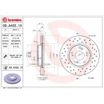 Brembo Δισκόπλακα - 09.A455.1X