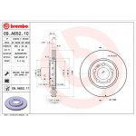 Brembo Δισκόπλακα - 09.A652.11