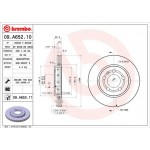 Brembo Δισκόπλακα - 09.A652.11