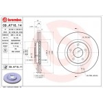 Brembo Δισκόπλακα - 09.A716.14