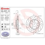 Brembo Δισκόπλακα - 09.A727.1X