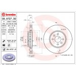 Brembo Δισκόπλακα - 09.A727.31 Brembo Δισκόπλακα - 09.A727.31