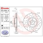 Brembo Δισκόπλακα - 09.A728.1X