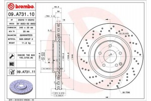 Brembo Δισκόπλακα - 09.A731.11
