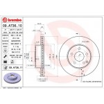 Brembo Δισκόπλακα - 09.A736.11