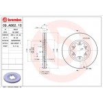 Brembo Δισκόπλακα - 09.A862.10