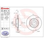 Brembo Δισκόπλακα - 09.A913.14