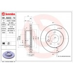 Brembo Δισκόπλακα - 09.A922.14