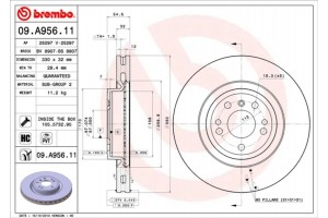 Brembo Δισκόπλακα - 09.A956.11