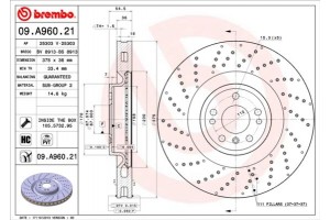 Brembo Δισκόπλακα - 09.A960.21
