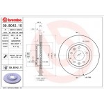 Brembo Δισκόπλακα - 09.B042.11