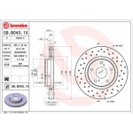 Brembo Δισκόπλακα - 09.B043.1X Brembo Δισκόπλακα - 09.B043.1X